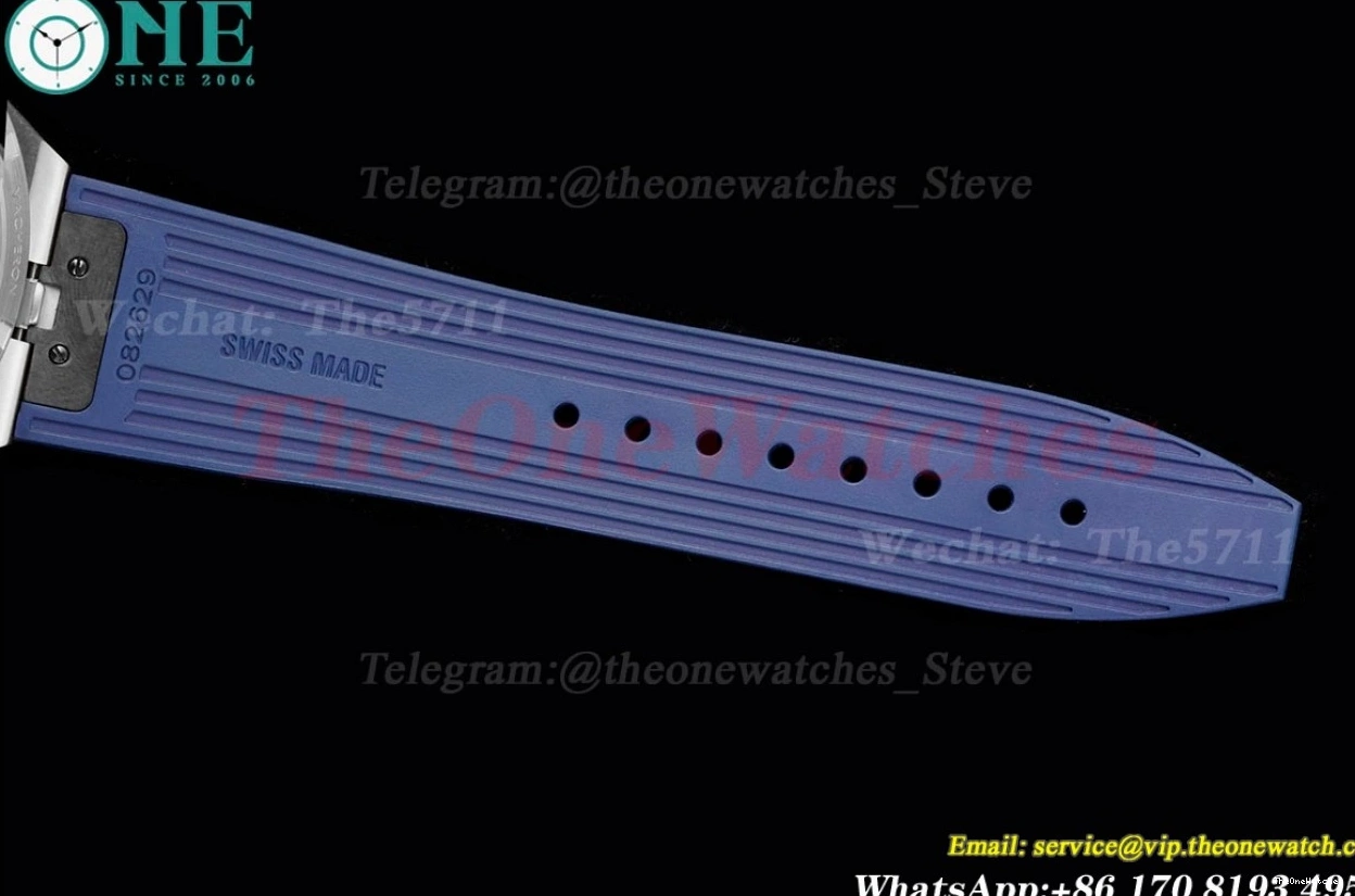 RU 6000V Overseas BBR ref Stk Tourbillon SS Blue 0110